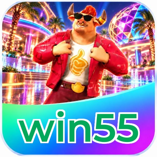 Logo win55 APK Android Brasil